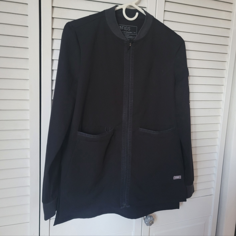 Figs Technical Collection Black Jacket, Size Xs - image 2